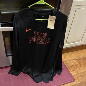 Brand new Nike Men's Lg Team Primary Dri-FIT UV Long-Sleeve Training Top FAMU